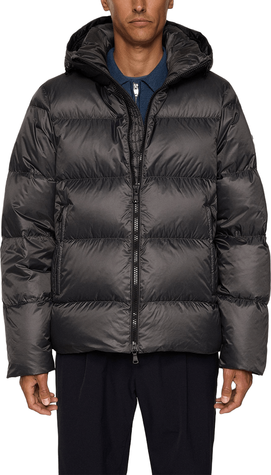 Daryl Down Jacket, från J.Lindeberg, i färgen Asphalt.