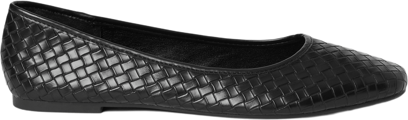 Flätade ballerinaskor, från Carin Wester, i färgen Black.