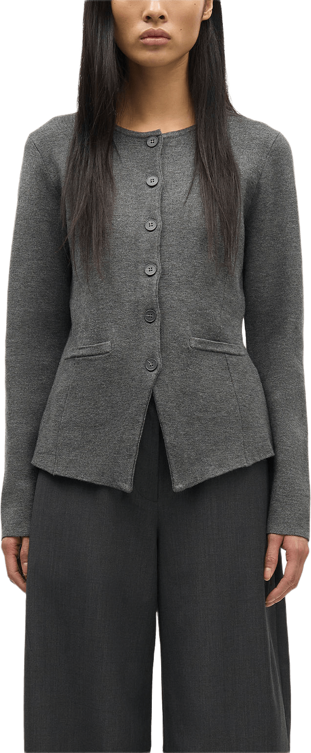 Salula jacket 15825, från SAMSOE SAMSOE, i färgen Dark Grey.