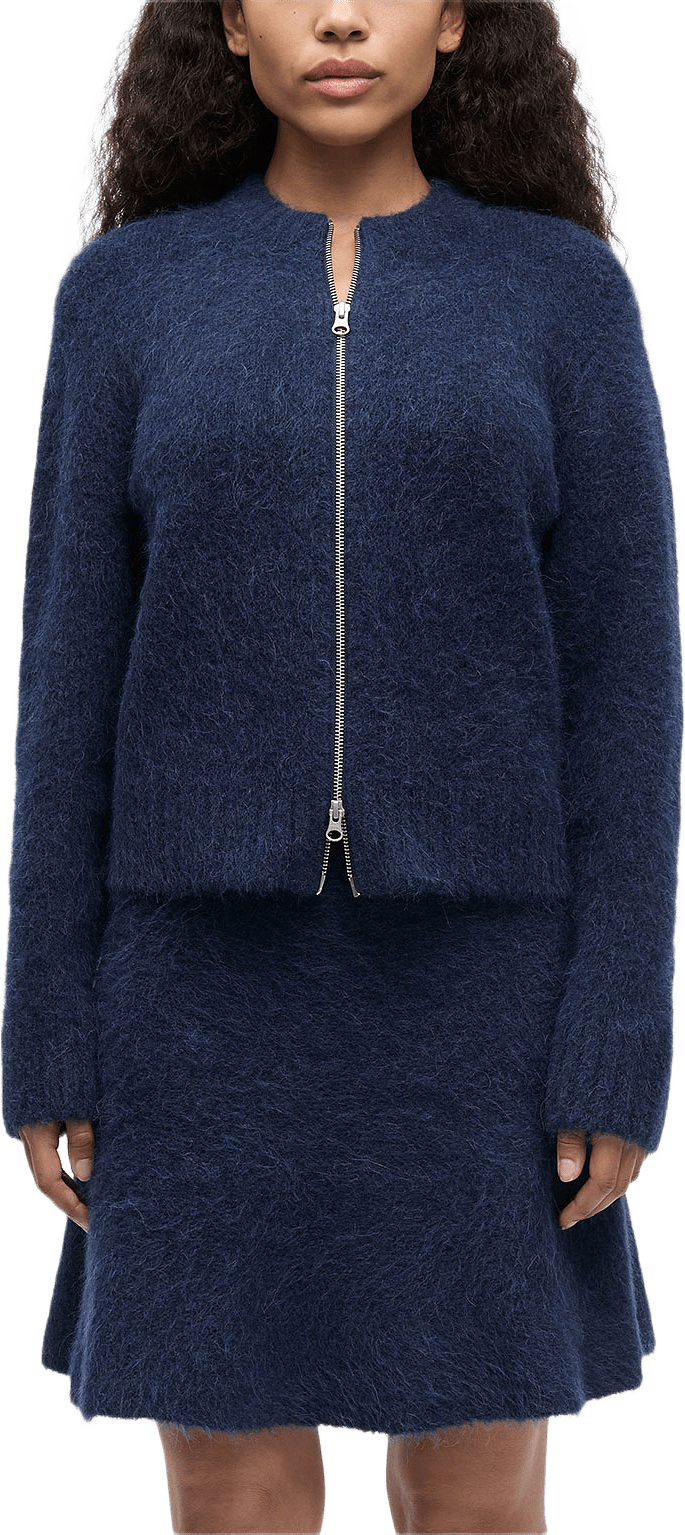 Sajeanine zip cardigan 15425, från SAMSOE SAMSOE, i färgen Salute.