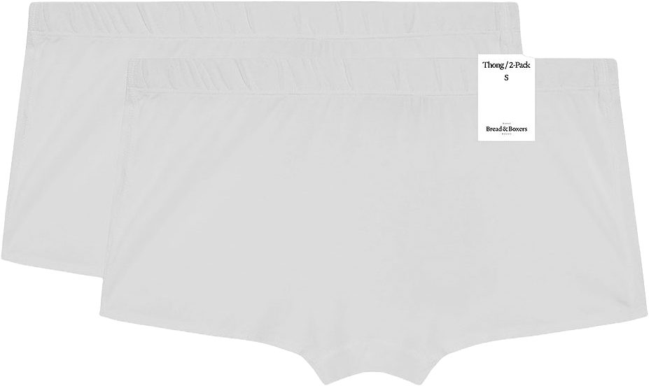Boxer 2-Pack, från Bread & Boxers, i färgen White.