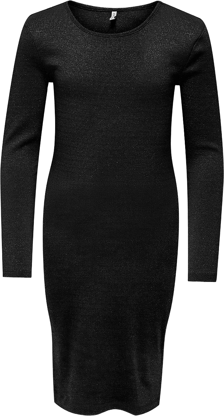 Glittrig klänning KOGTRINNY, från Only, i färgen Black.