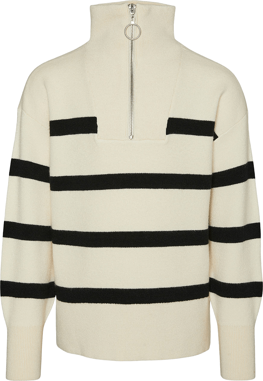 Tröja VMSABA, från Vero Moda Girls, i färgen Birch Black.