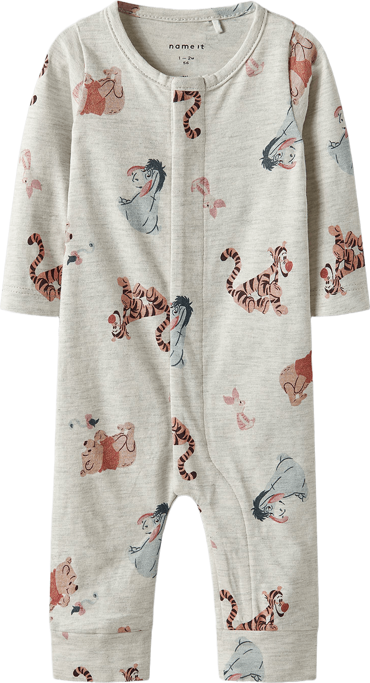 Pyjamas POOH, från Name It, i färgen Peyote Melange.