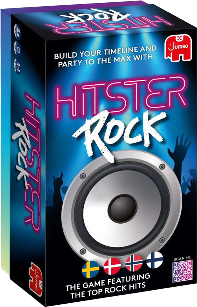 Hitster Rock - nordisk utgåva, från HITSTER, i färgen Multicolor.