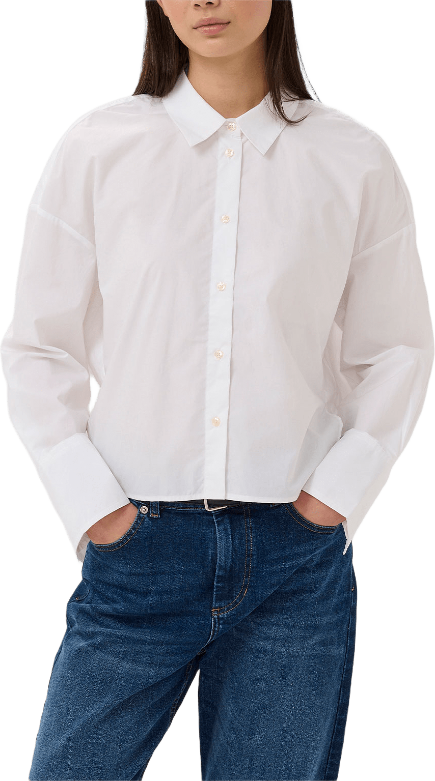 Leloiw Neola Shirt, från Inwear, i färgen Pure White.