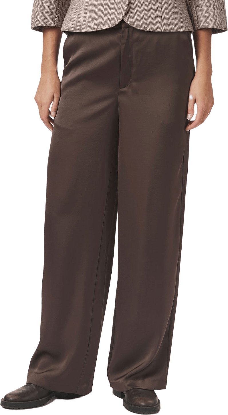 Emmett Heavy Sateen Pants, från Neo Noir, i färgen Dark Brown.