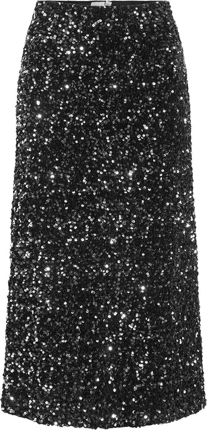 VIFAITH Paljettkjol, från Vila, i färgen Black Beauty.