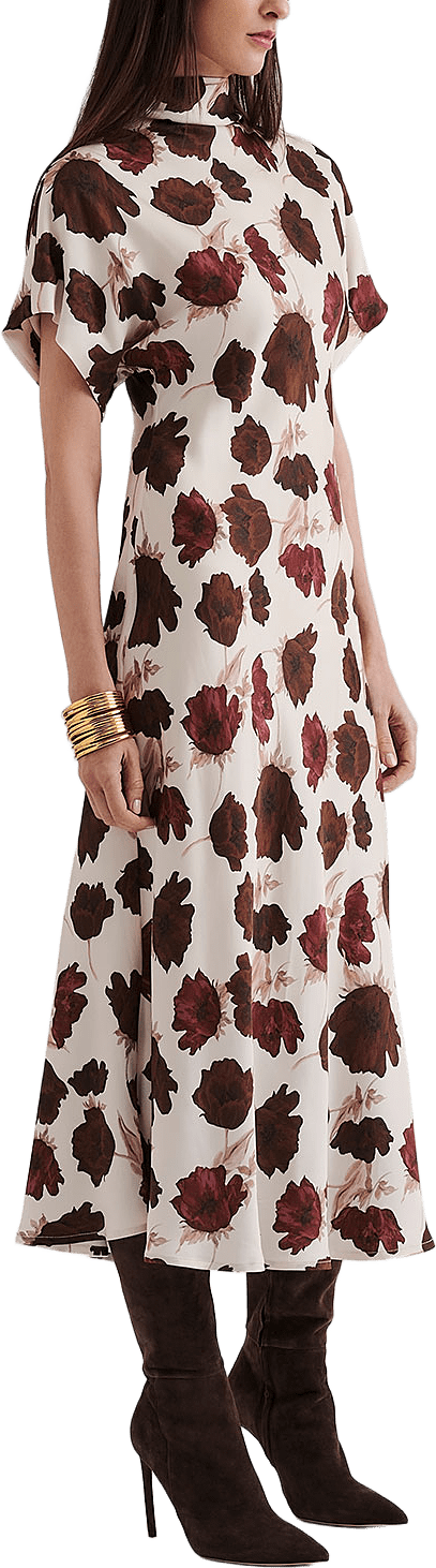 Malina Alivia Midi Dresses, från Malina, i färgen Wine Peony.