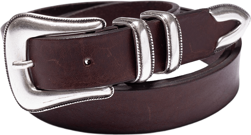 Western Silver Belt, från Nudie Jeans, i färgen Dark Brown.