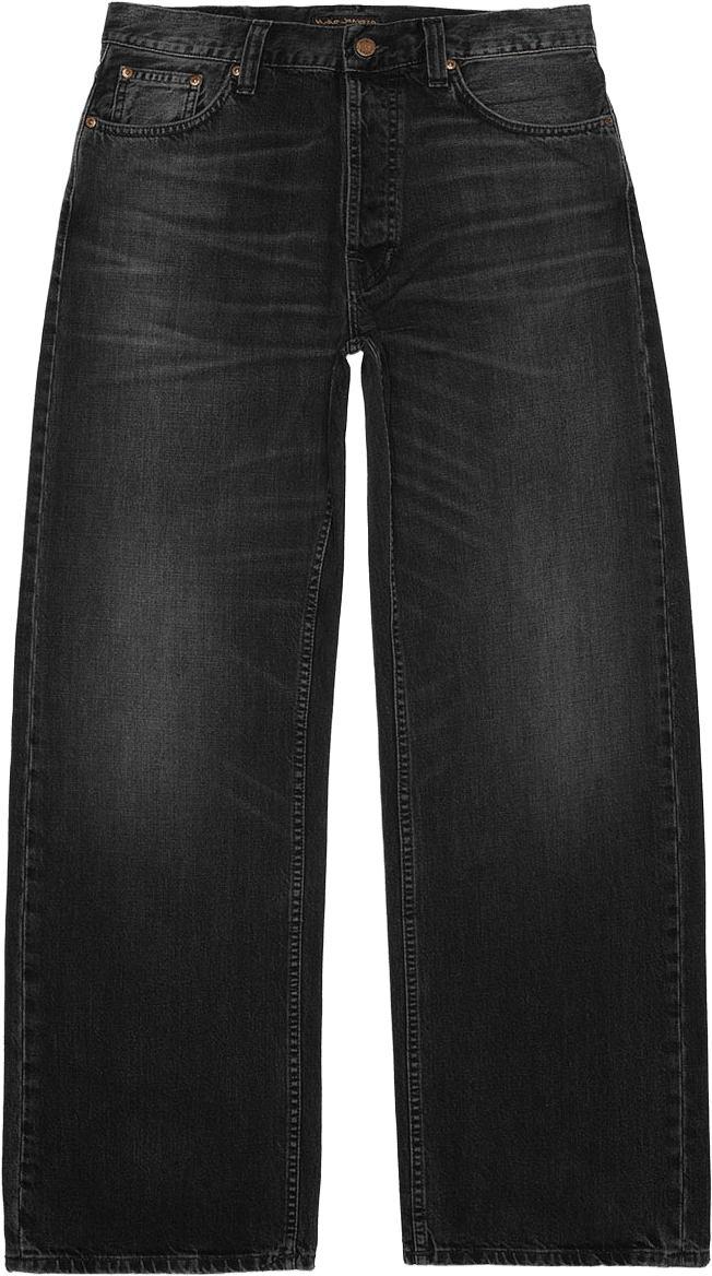 Loud Larry Black Storm, från Nudie Jeans, i färgen Black Storm.