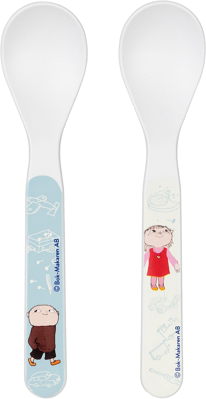 Alfons Åberg, Skedar, 2-pack, från ALFONS ÅBERG, i färgen Multi.