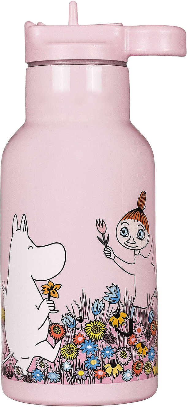 Mumin Äng, Vattenflaska, rosa, från Mumin, i färgen Pink.