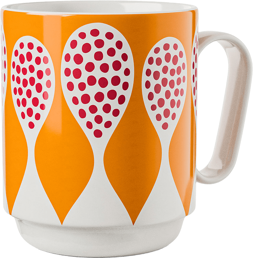 Birds 1967 Mug, från Design House Stockholm, i färgen No.8.