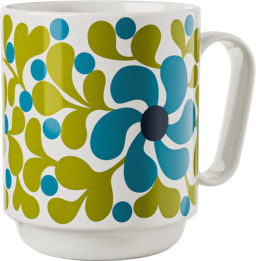 Birds 1967 Mug, från Design House Stockholm, i färgen N0.7.