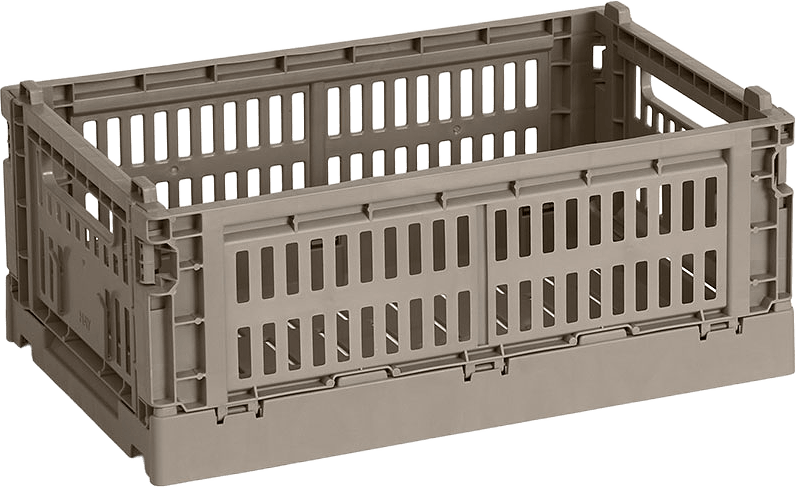 HAY Colour Crate Small Warm grey, från HAY, i färgen Warm Grey.