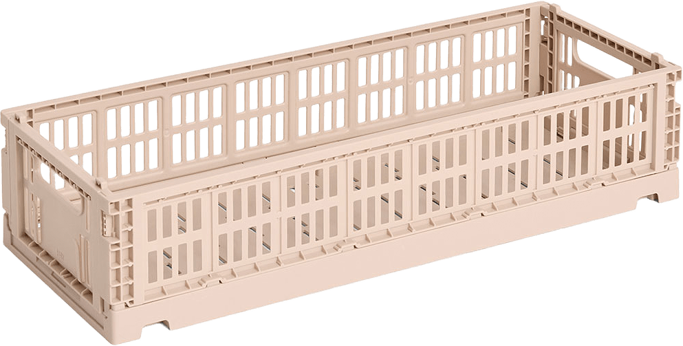 HAY Colour Crate Mini Oblong Powder, från HAY, i färgen Powder.