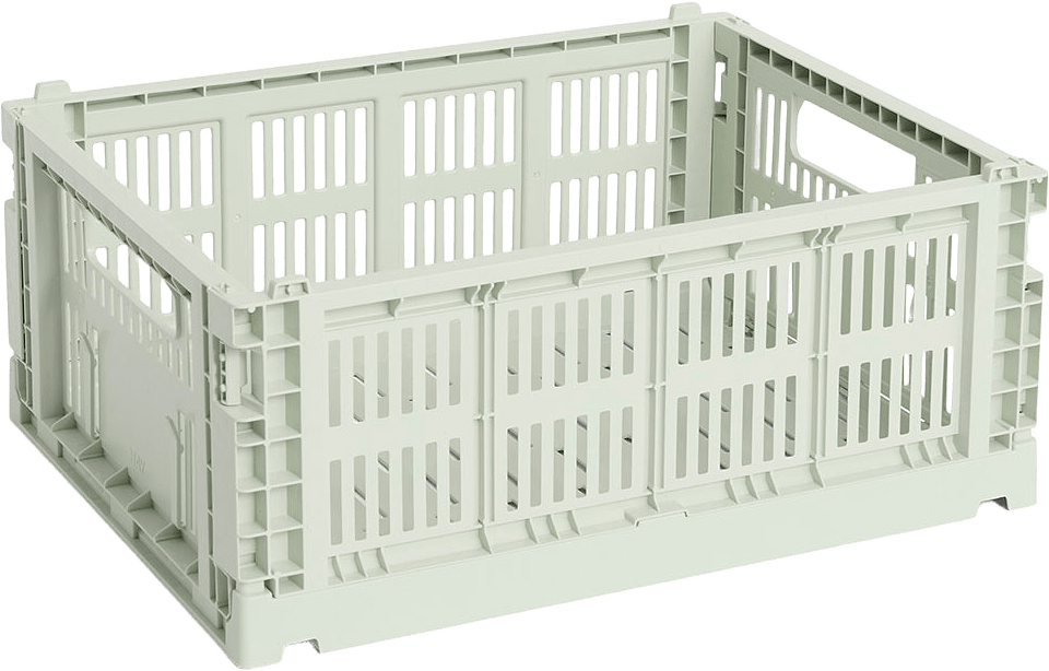 HAY Colour Crate Medium Mint, från HAY, i färgen Mint.