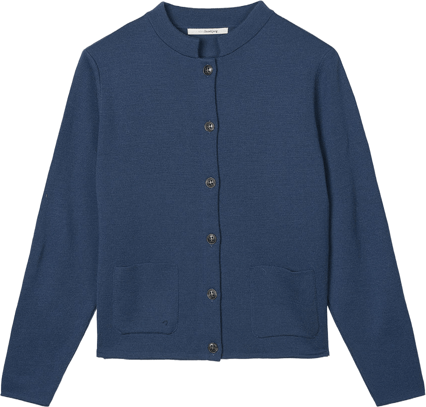 Cardigan Dell, från Sibin Linnebjerg, i färgen Midnight Blue.