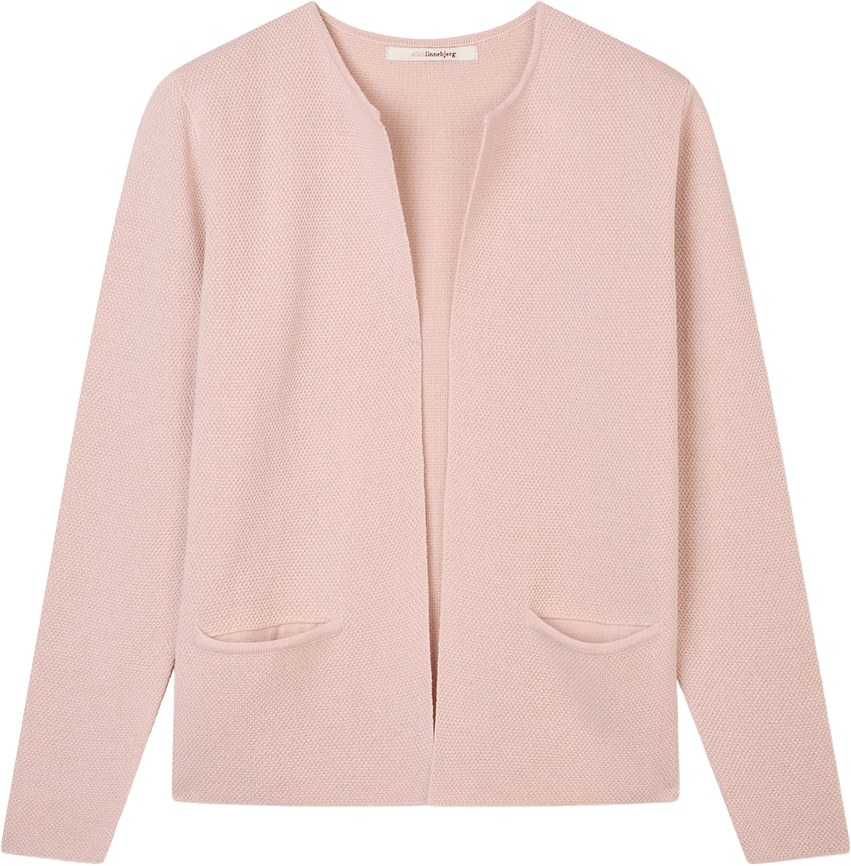 Cardigan Sense, från Sibin Linnebjerg, i färgen Pale Pink.