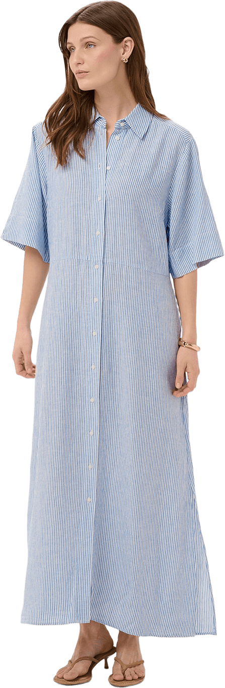 Aria Maxi Dress, från Soaked In Luxury, i färgen Regatta And White Stripe.