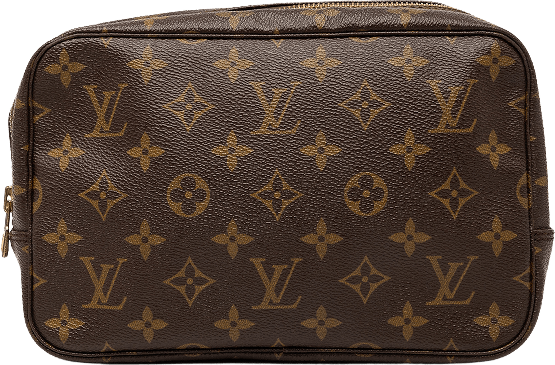 Louis Vuitton Monogram Trousse Toilette 23, från Luxclusif, i färgen brown.