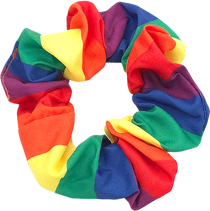 Rainbow Scrunchie, från Complement, i färgen multicolour.