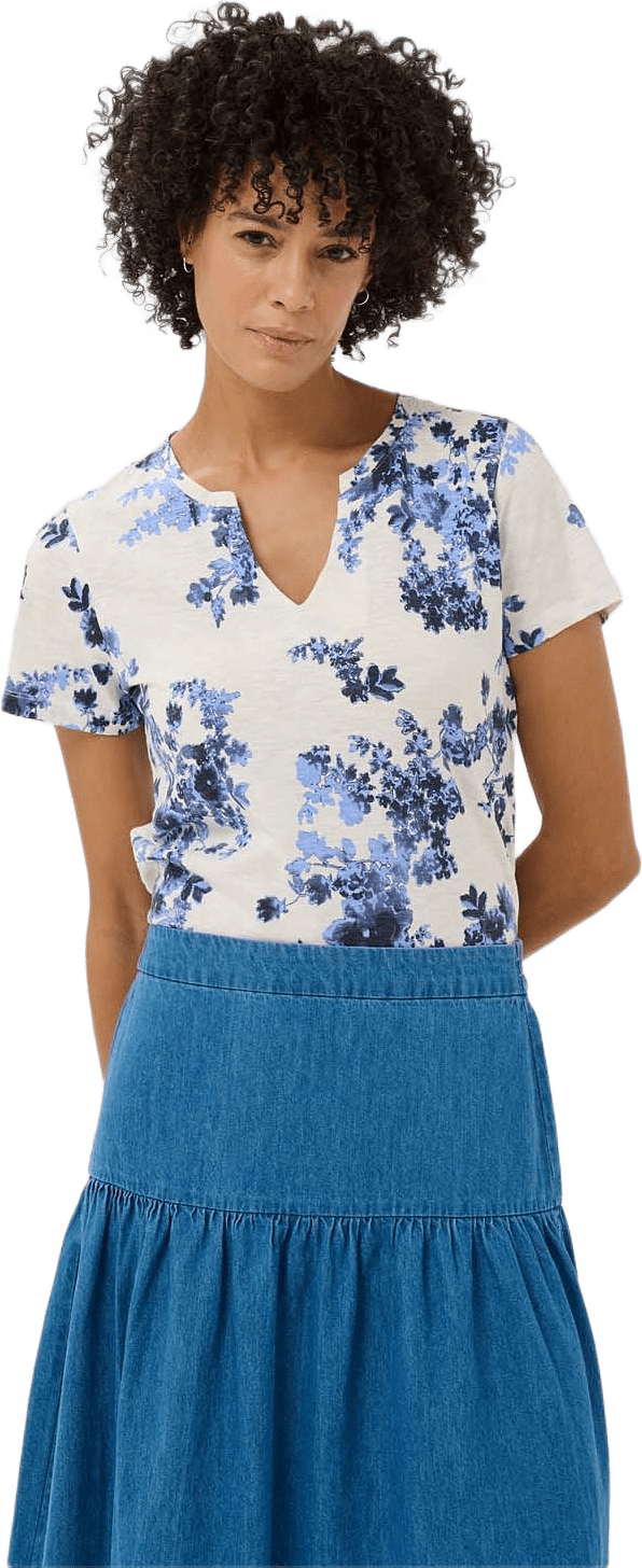 GesinasPW TShirt, från Part Two, i färgen Blue Shadow Flower.