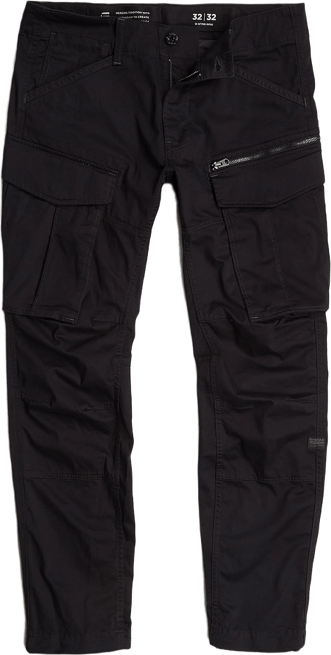 Rovic Zip 3D Regular Tapered, från G-Star, i färgen Dk Black.