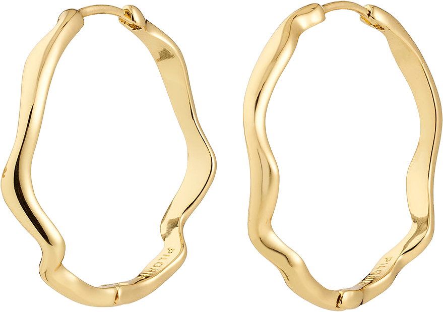 LARKIN earrings gold-plated, från Pilgrim, i färgen Gold Plated.