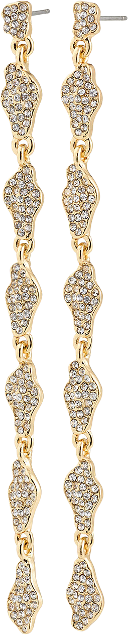 BASIL earrings gold-plated, från Pilgrim, i färgen Gold Plated.
