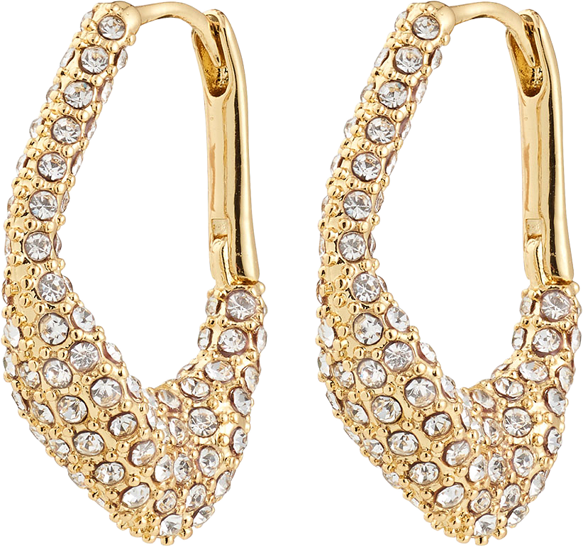 FENIX earrings gold-plated, från Pilgrim, i färgen Gold Plated.