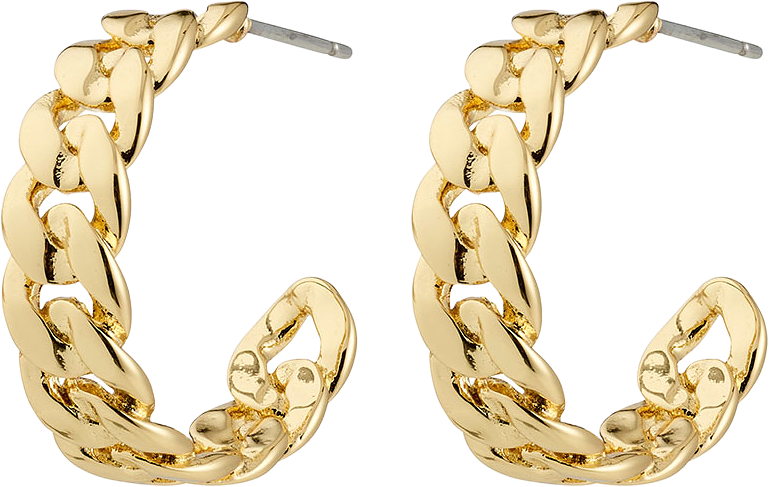 MAYER earrings gold-plated, från Pilgrim, i färgen Gold Plated.