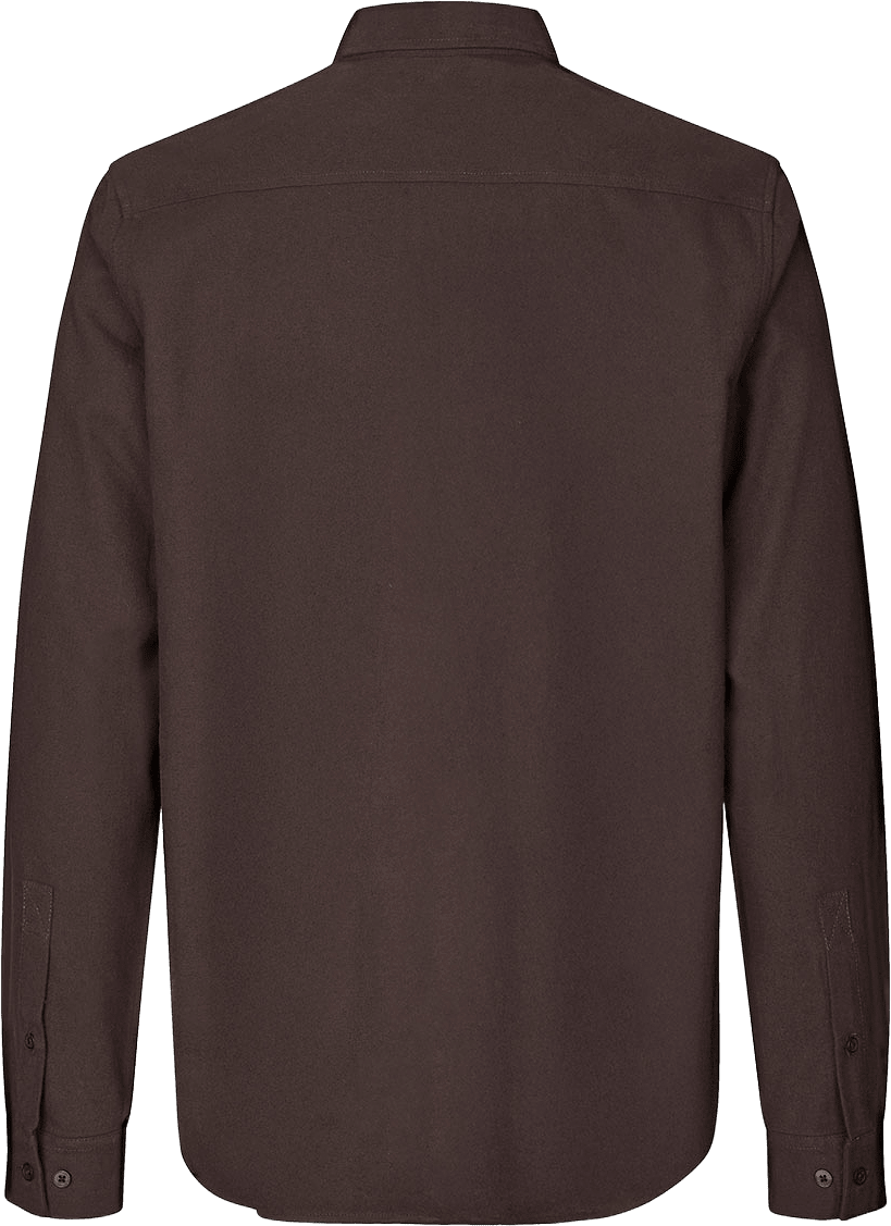 Saryan J Shirt 15501, från SAMSOE SAMSOE, i färgen Black Coffee.