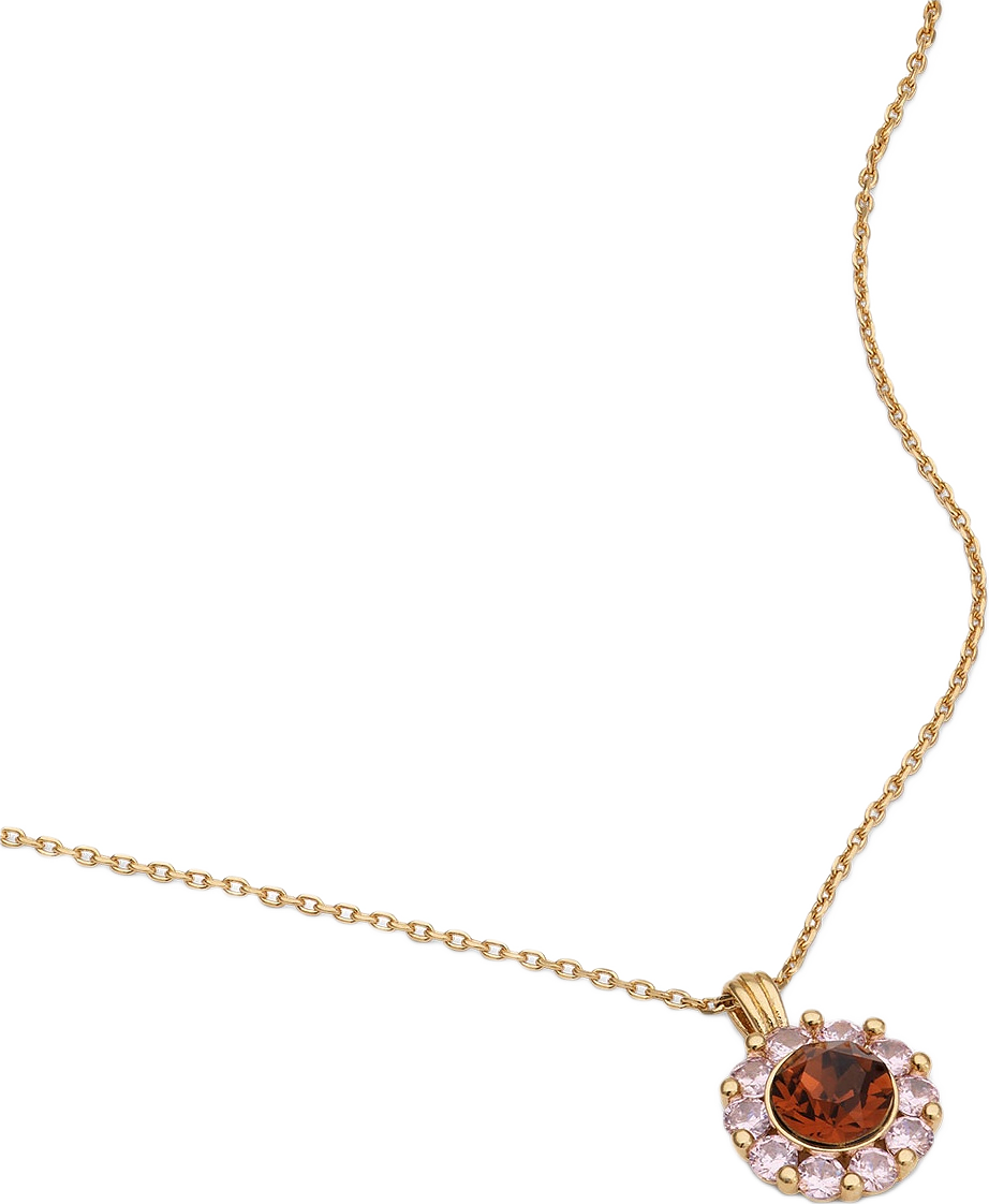 New Miss Sofia necklace - Pink amber, från Lily and Rose, i färgen Pink Amber.