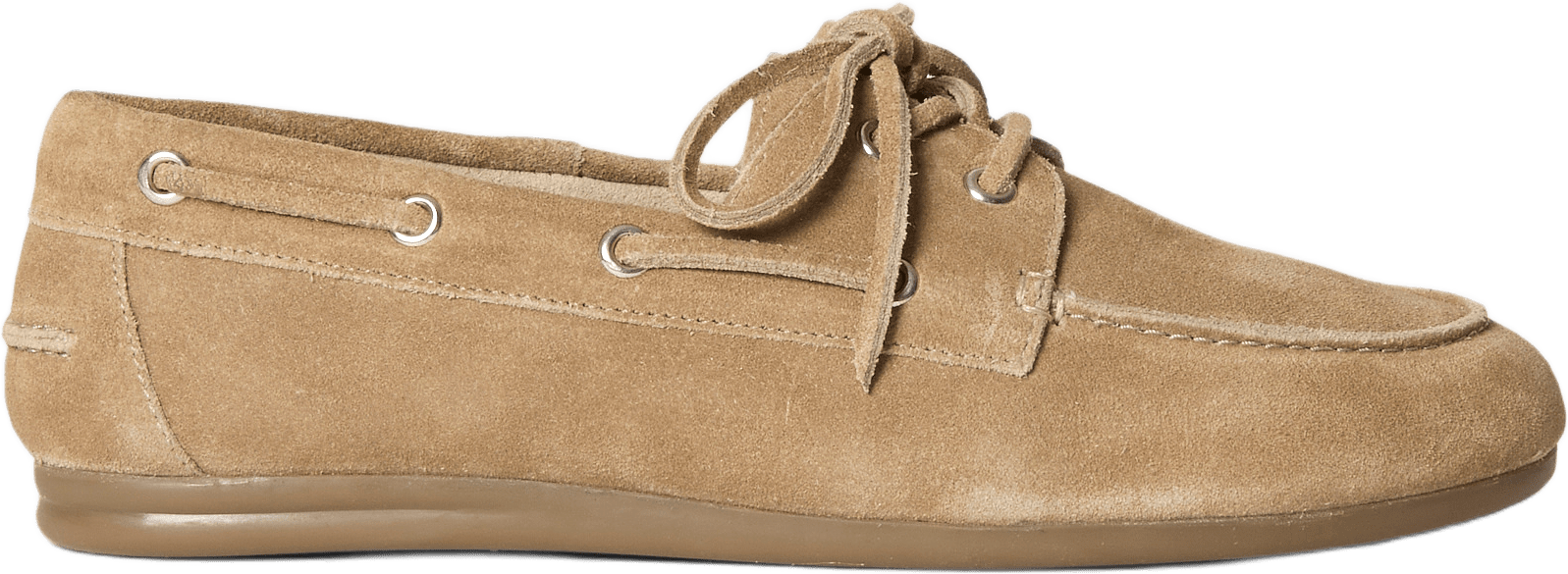 Seglarskor i skinn, från Wera, i färgen Lt.beige Suede.