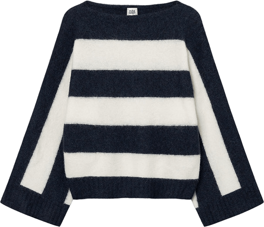 Dilara Knitted Seater, från Twist & Tango, i färgen Navy Stripe.