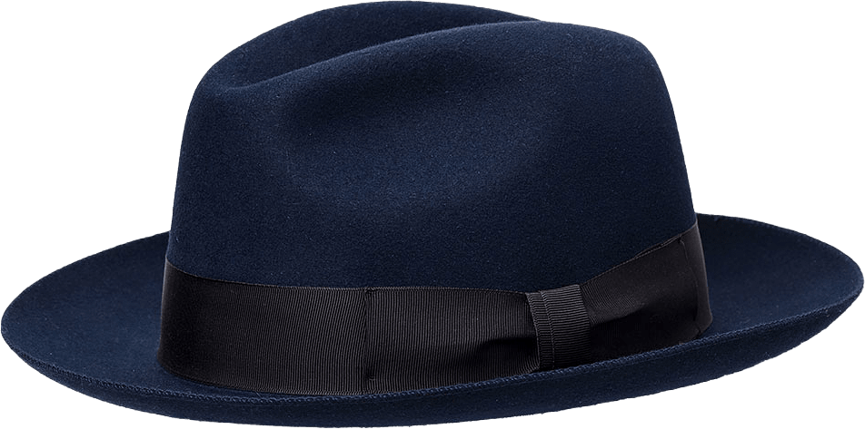 Klassisk Hatt, från Wigens, i färgen Navy 1.