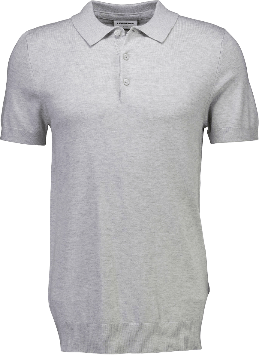 Lindbergh Brushed twill shirt L/S Knit, från Lindbergh, i färgen Lt Grey Mix.