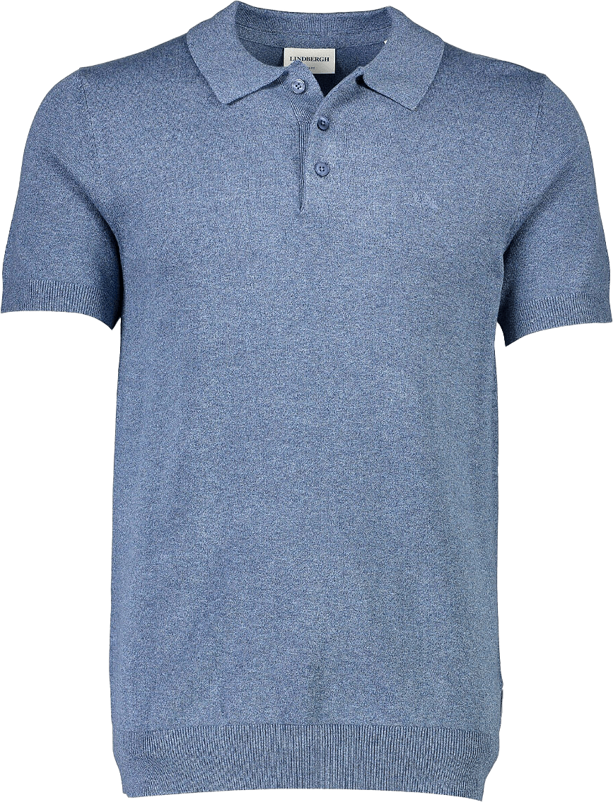 Lindbergh Brushed twill shirt L/S Knit, från Lindbergh, i färgen Petrol.