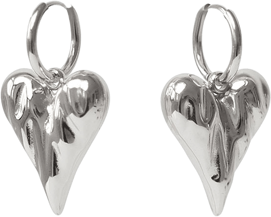 Jelina earrings gold, från WOS, i färgen Silver.