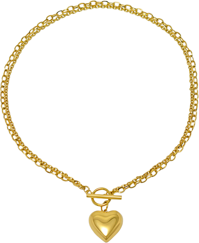 Raisa necklace silver, från WOS, i färgen Gold.