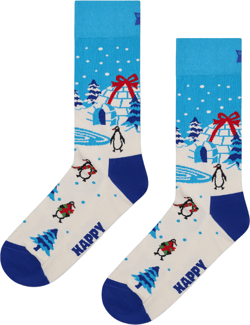 Igloo Sock, från Happy Socks, i färgen White.