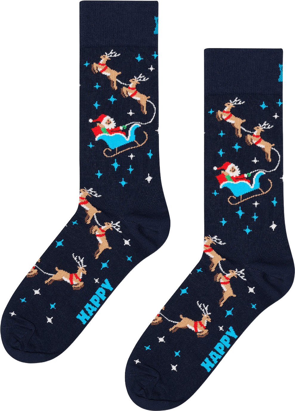 Sleigh Sock, från Happy Socks, i färgen Navy.