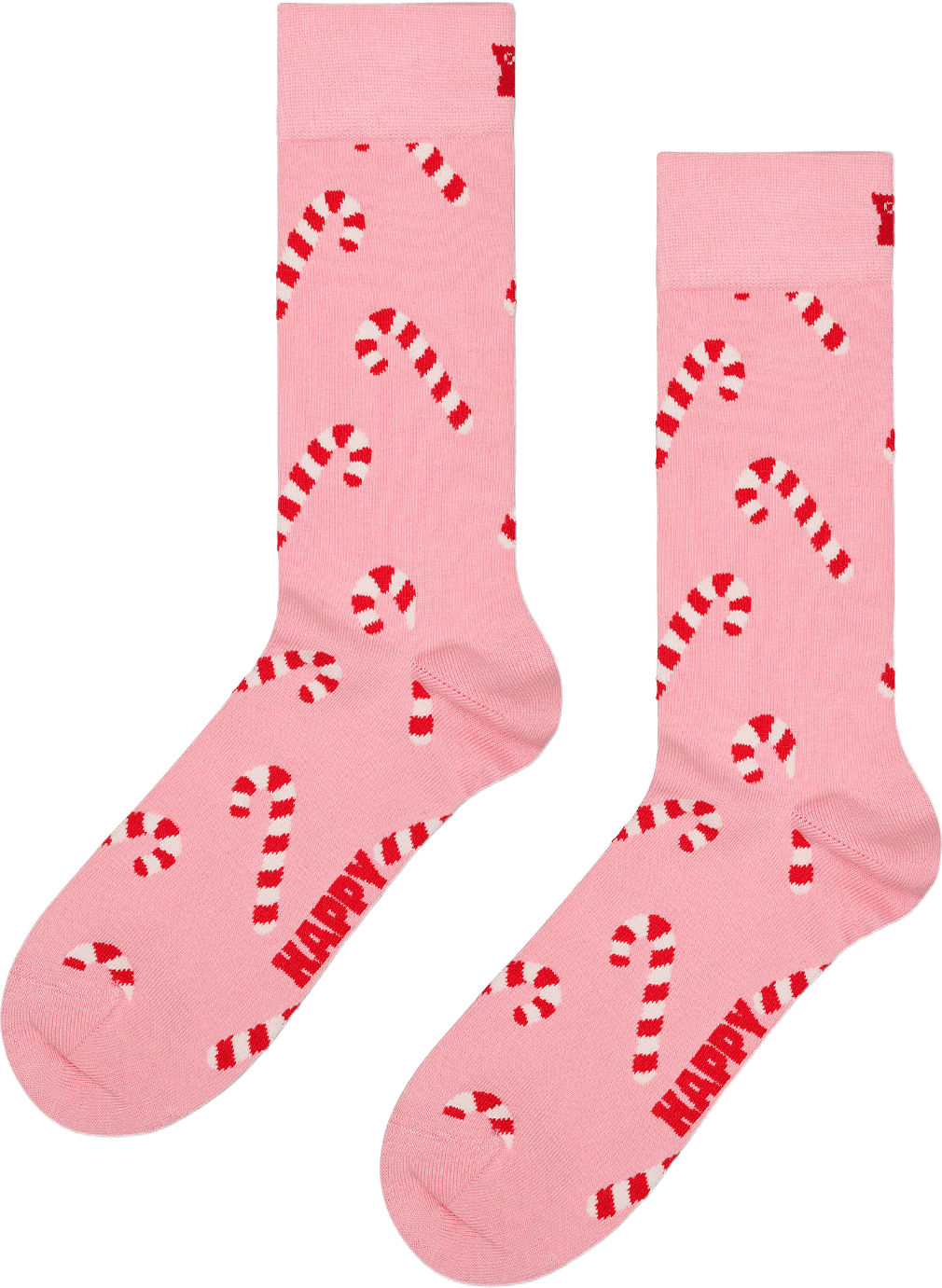 Candy Cane Sock, från Happy Socks, i färgen Light Pink.