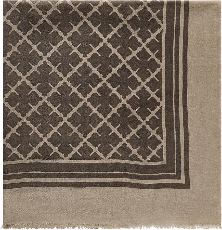 Cornelis ullscarf, från By Malene Birger, i färgen Chocolate Chip.