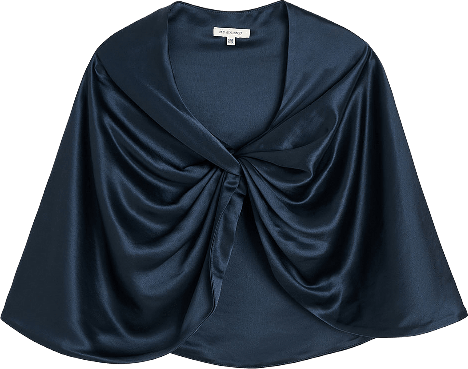 Pinlos cape, från By Malene Birger, i färgen Night Sky.