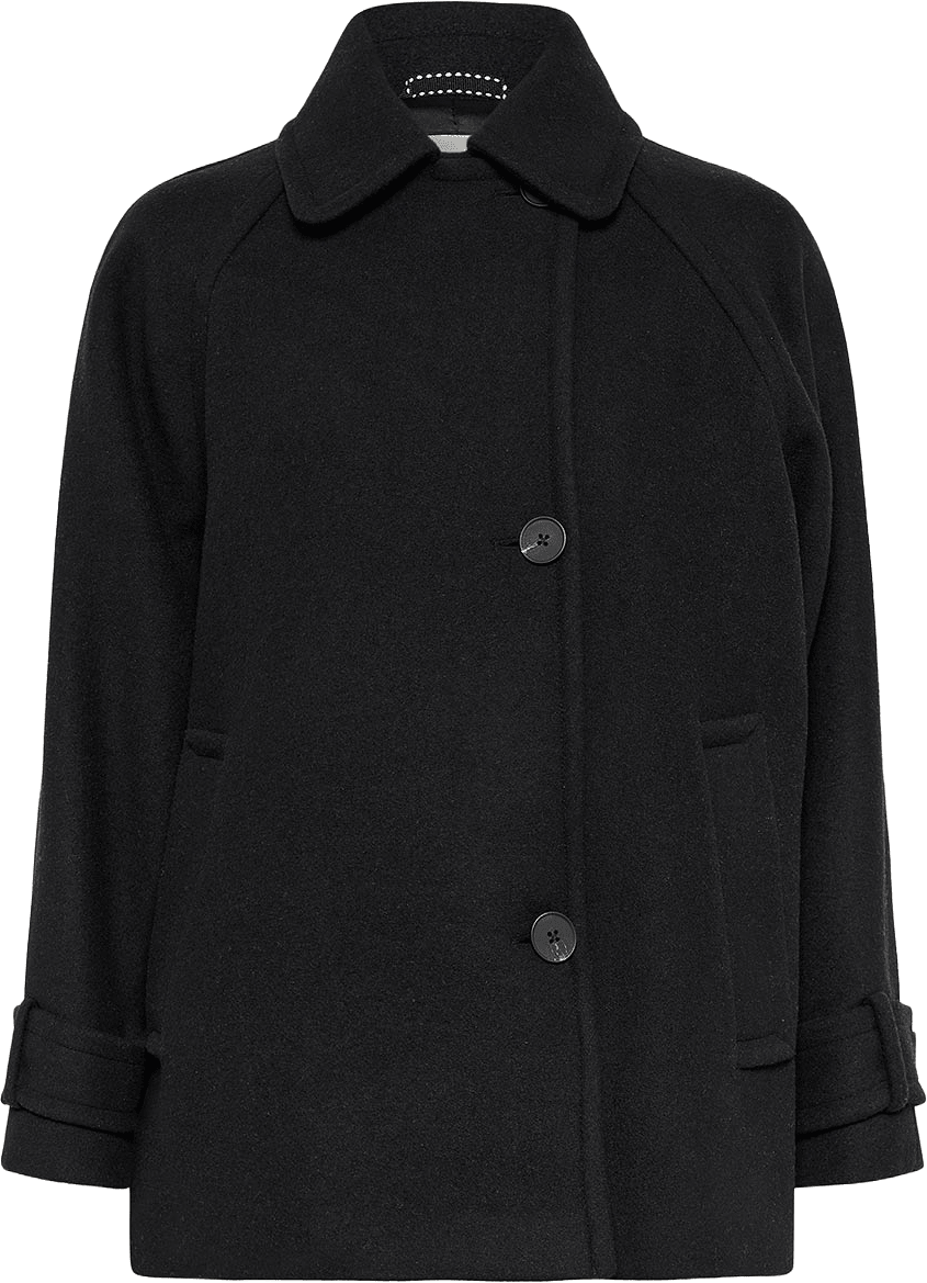 ThoraIW Minona Coat, från Inwear, i färgen Black.
