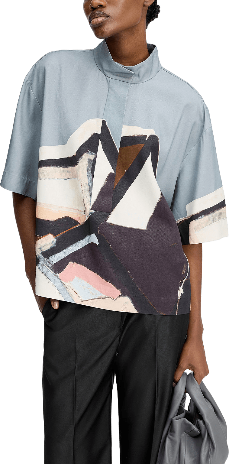 ROGER Blouse, från Munthe, i färgen Grey.