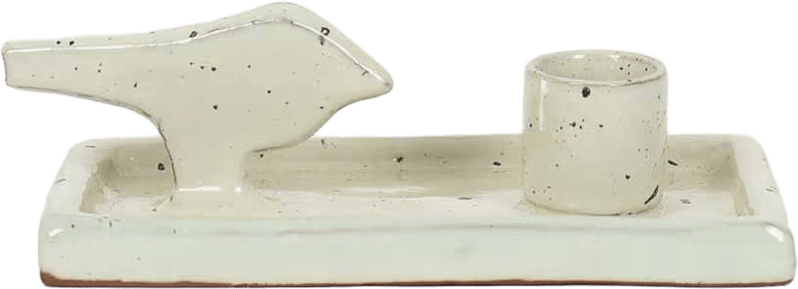 EARTH BIRD Ljusstake, från A World of Craft, i färgen Vit.